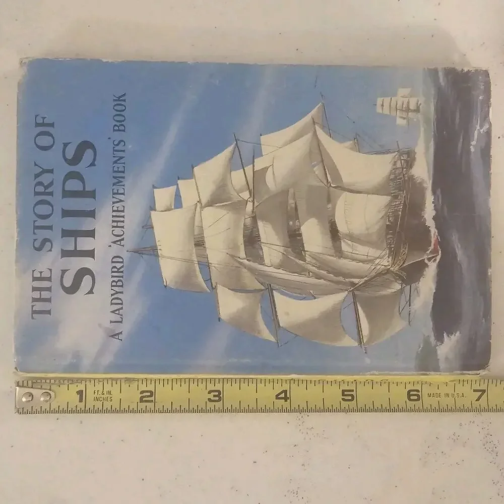 The story of ships Ladybird books Richard Bowood Illustrated Vintage 1961